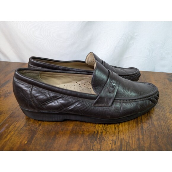 SAS Ace Men\'s 11M Black Handsewn Leather Tripad Loafers main image 13